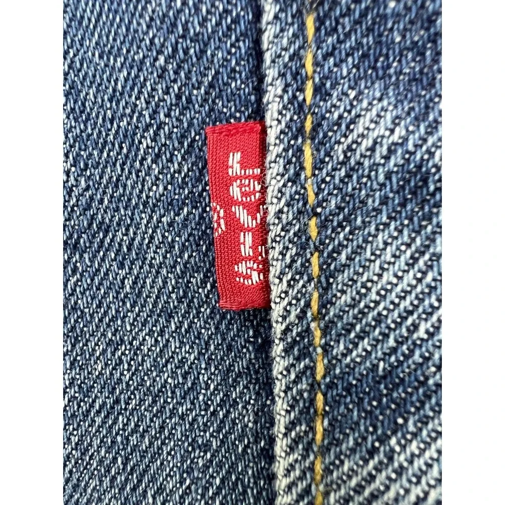 Levis 550 Jeans Mens 36x30 Blue Relaxed Tapered 100% Cotton Denim Med Wash Y2K